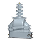 Трансформатор напряжения тока серебряного цвета электрический, на открытом воздухе трансформатор напряжения тока 36кВ